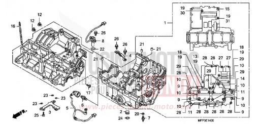 CARTER MOTEUR CB1300SA8 de 2008